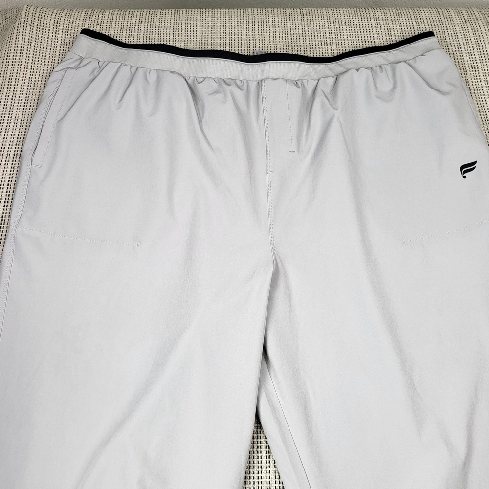 Fabletics Pants Mens 48x29 Gray Lightweight Athletic Elastic Waist‎ Casual